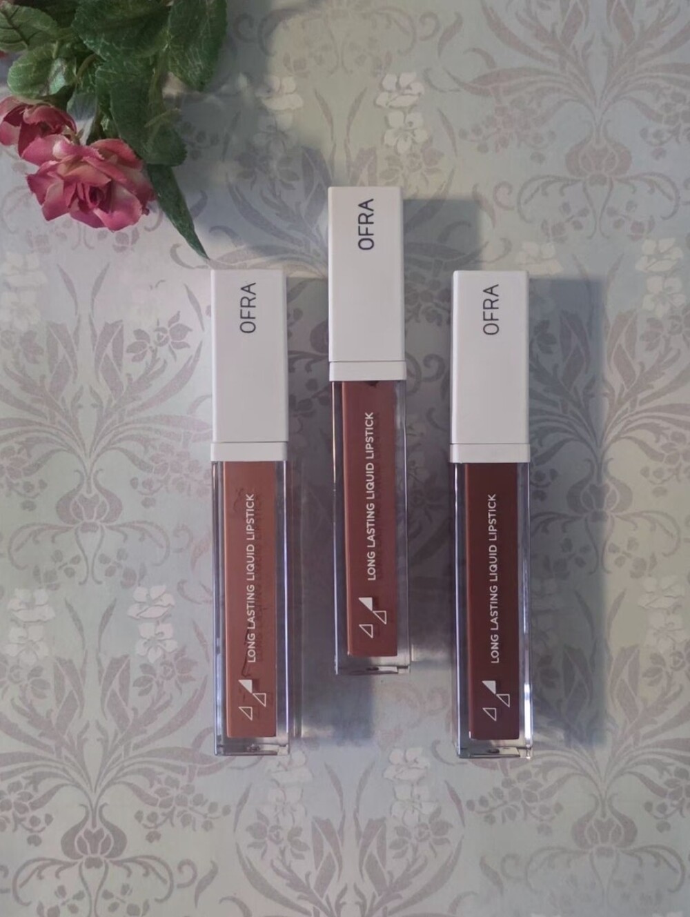 BNIB OFRA x MannyMUA 3-piece liquid lipstick set for $20 (retail value $50)